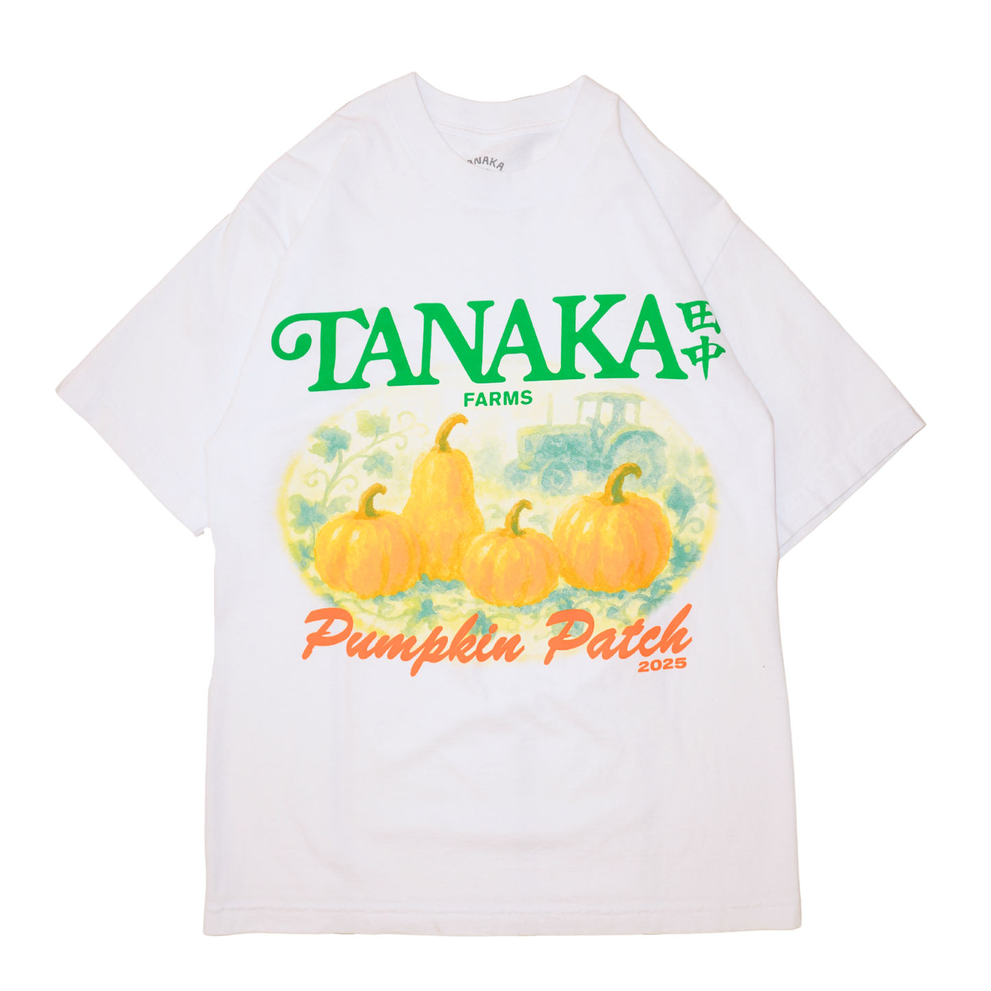 2025 Tanaka Farms Pumpkin Patch Tee - Adult White