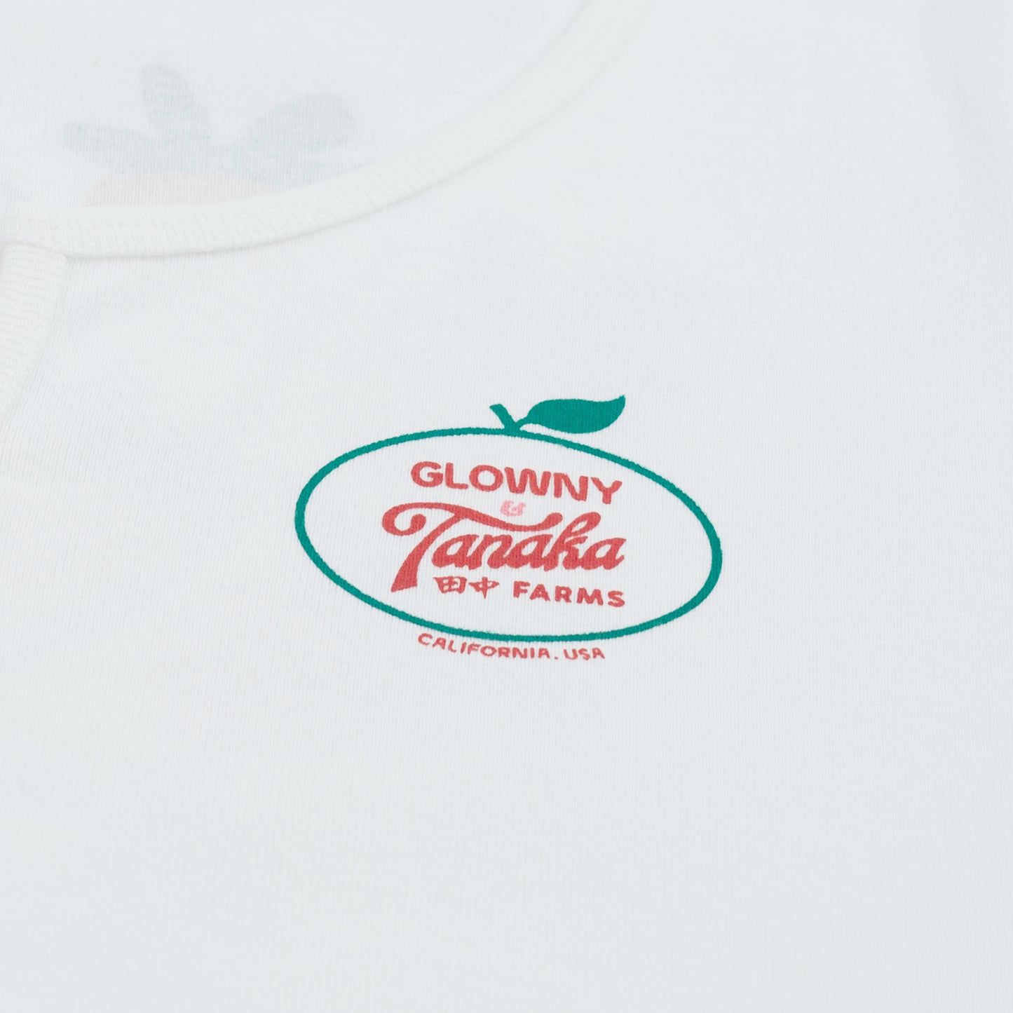 Glowny x Tanaka Farms Strawberry Top - White