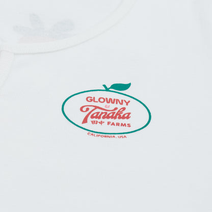 Glowny x Tanaka Farms Strawberry Top - White