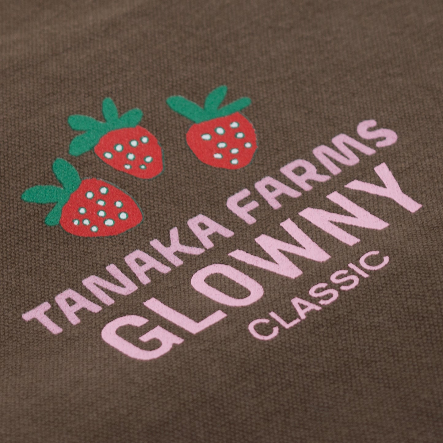 Glowny x Tanaka Farms Tote Bag - Brown