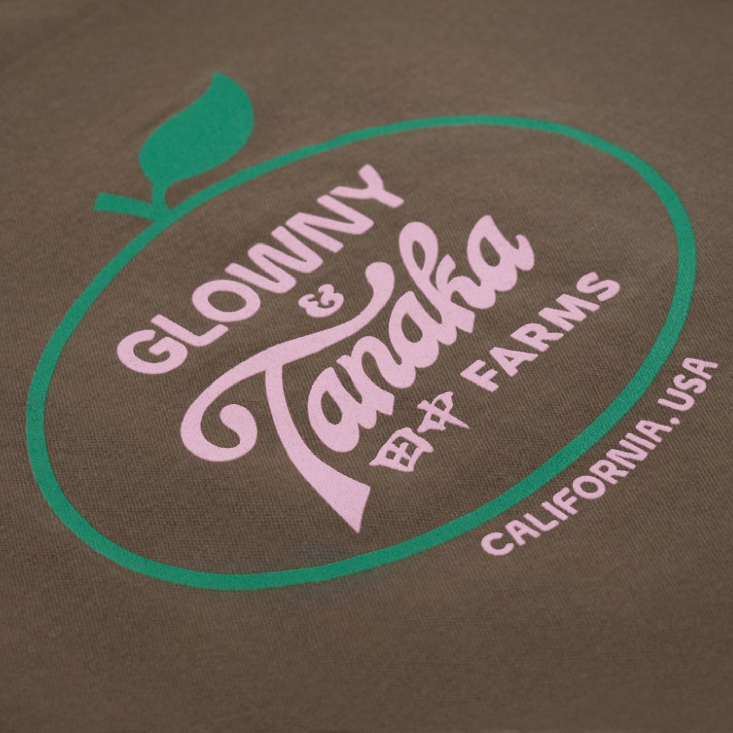 Glowny x Tanaka Farms Tote Bag - Brown